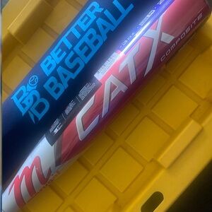Marucci CATX Composite Baseball Bat - Red and Blue